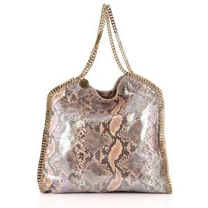 Stella McCartney Falabella Tote Faux Snakeskin
